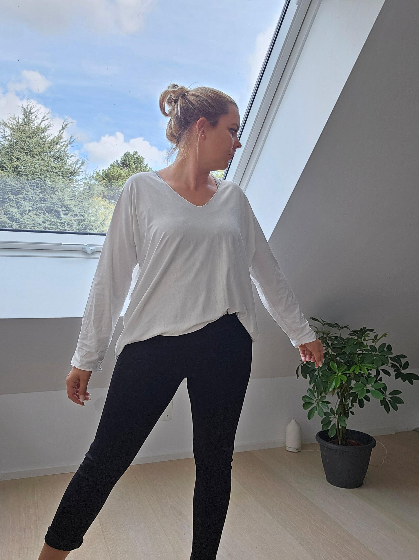 Basic Shirt / Weiß