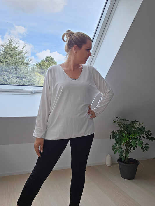 Basic Shirt / Weiß
