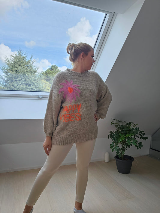 Kuscheliger Pullover / Braun